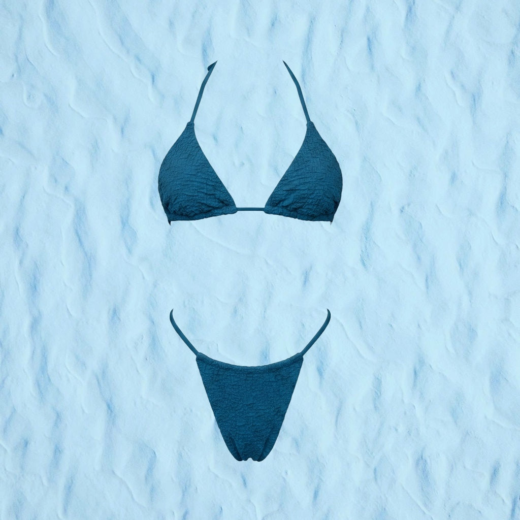 “Ocean Triangle Top” -Handmade
