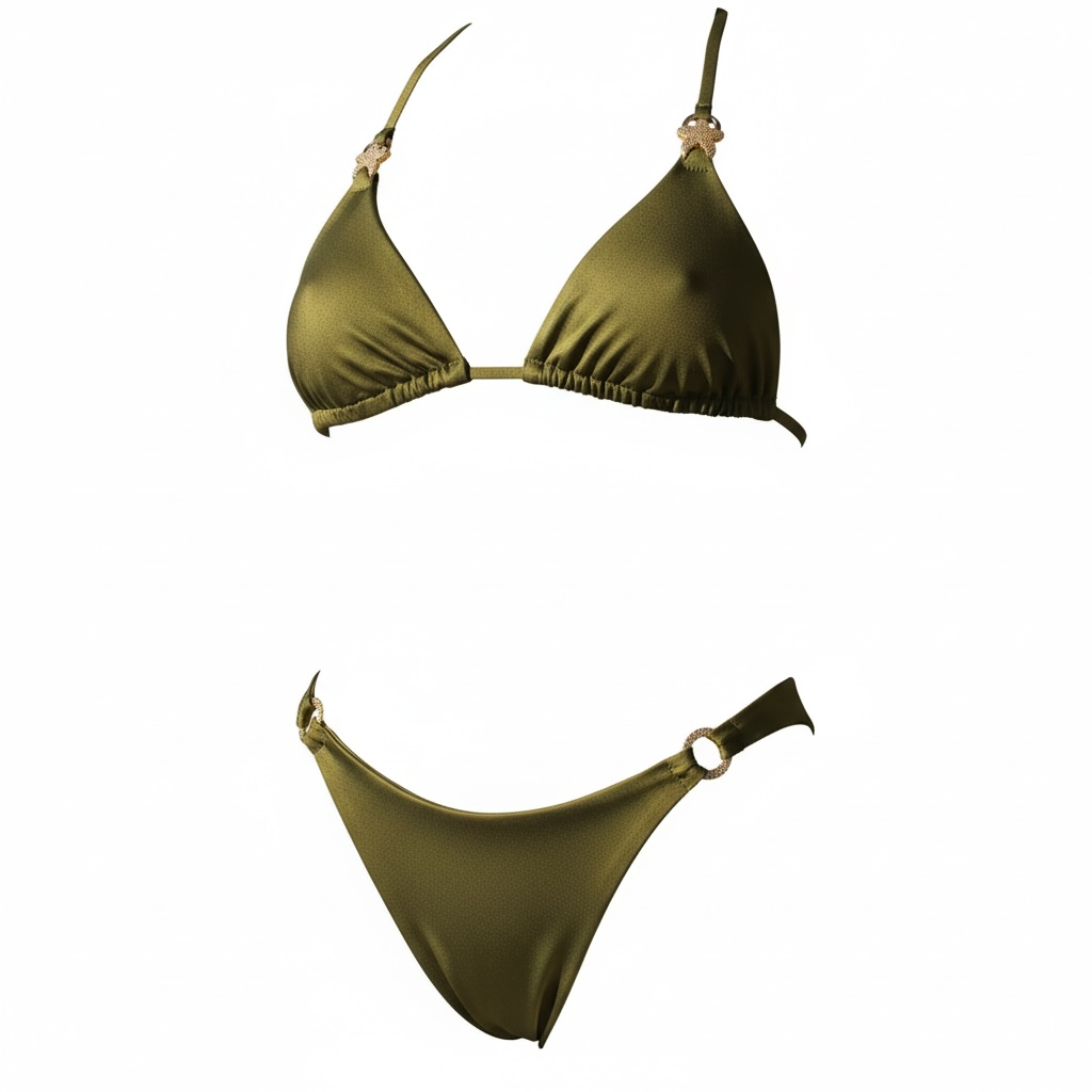 “Olive Bombshell Bottom” -Handmade