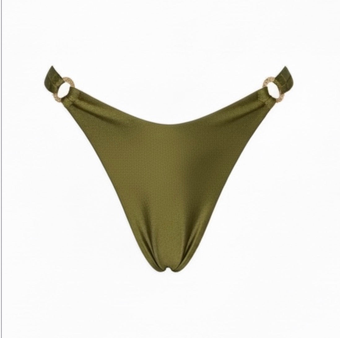 “Olive Bombshell Bottom” -Handmade