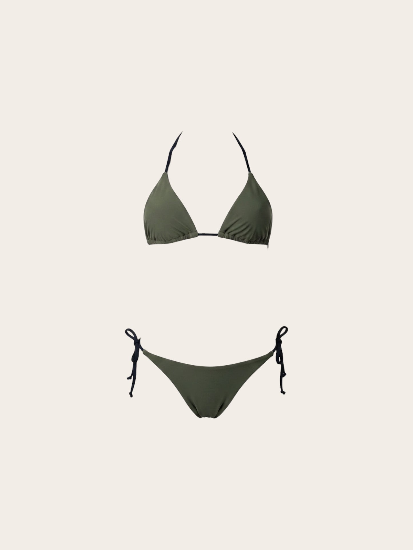 “Matte Olive Side Tie Bottom”-Handmade