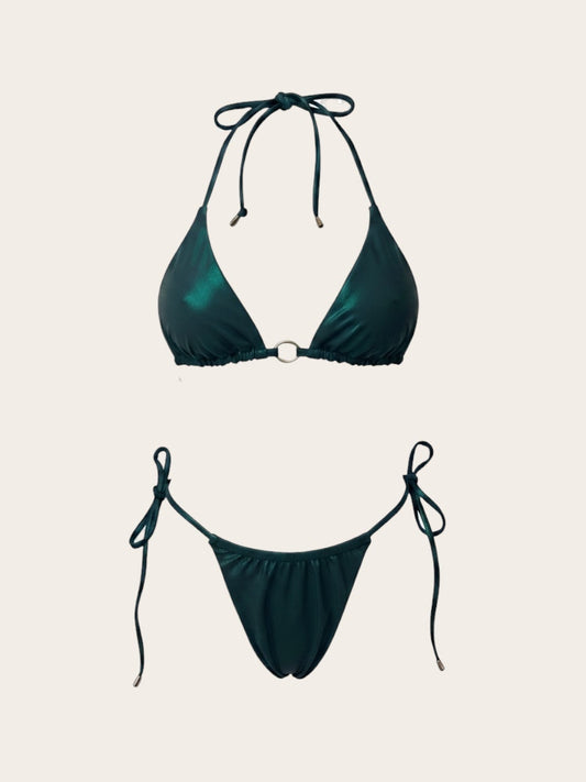 “Mermaid Green Brazilian Bottom” Handmade
