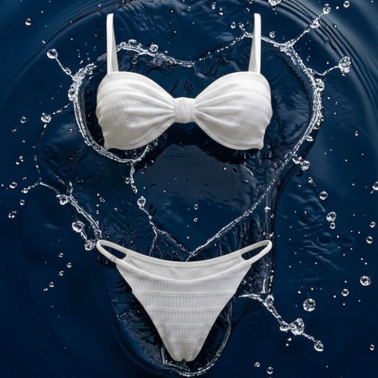 “Cloudy Bombshell Top” -Handmade
