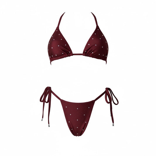 "Dark Cherry Slim Bottom" -Handmade