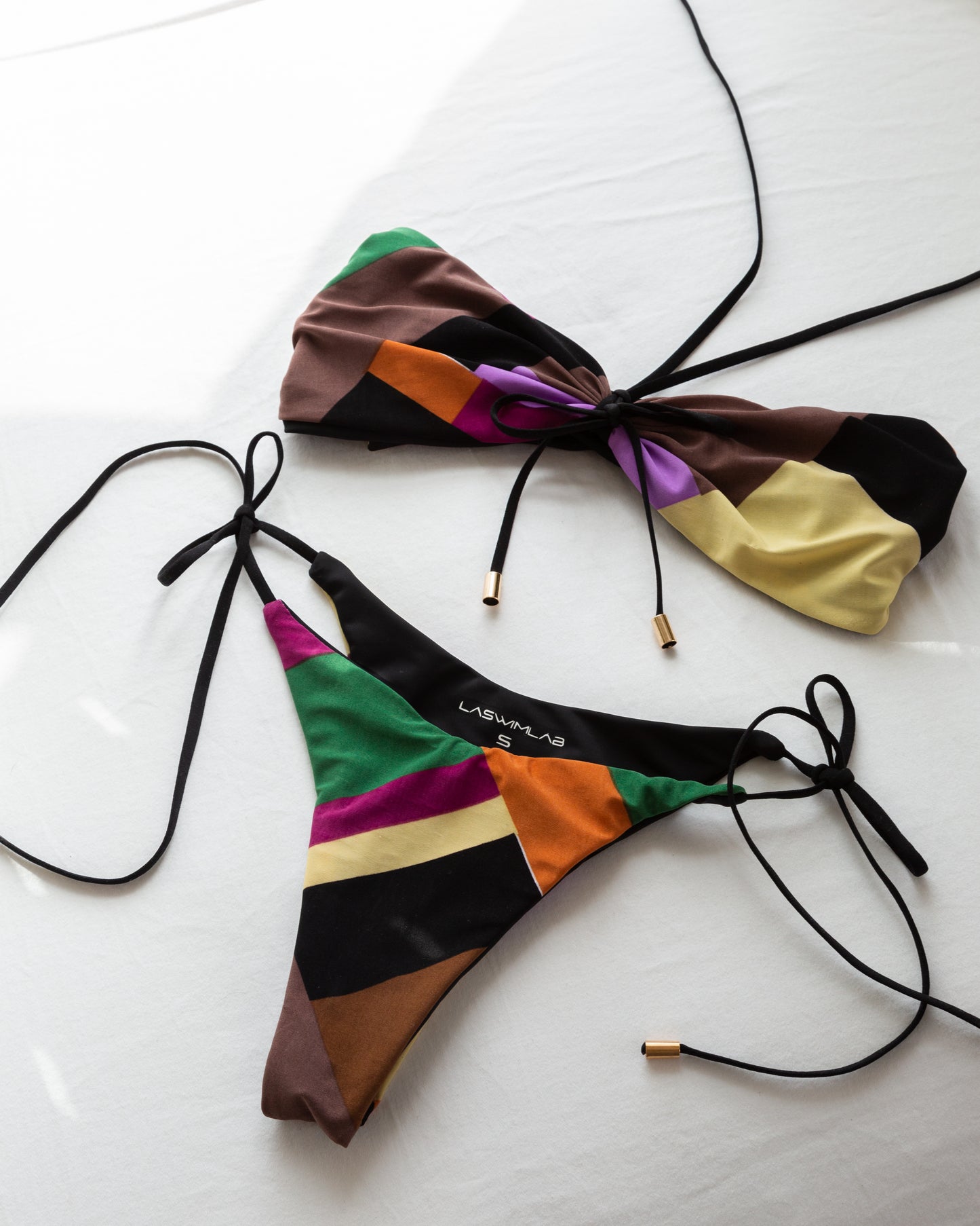 "Morocco" Color Blocked Bandeau Top - Limited Stock!